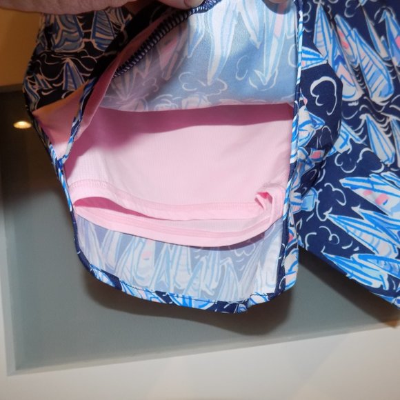 Lilly Pulitzer Ocean Trail Low Tide Navy Sails And Stripes Shorts Size XXS NEW - Picture 2 of 3